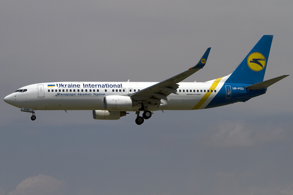 Ukraine International Airlines, UR-PSD, Boeing, B737-8HX, 18.06.2011, BCN, Barcelona, Spain 





