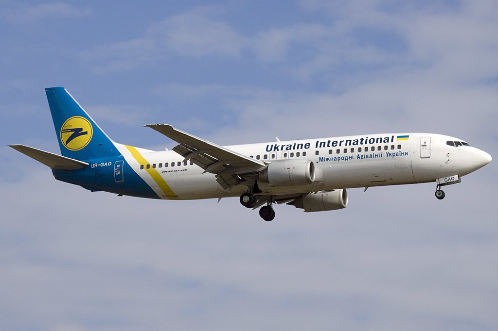 Ukraine International, UR-GAO, Boeing, B737-4Z9, 20.02.2010, ZRH, Zrich, Switzerland 


