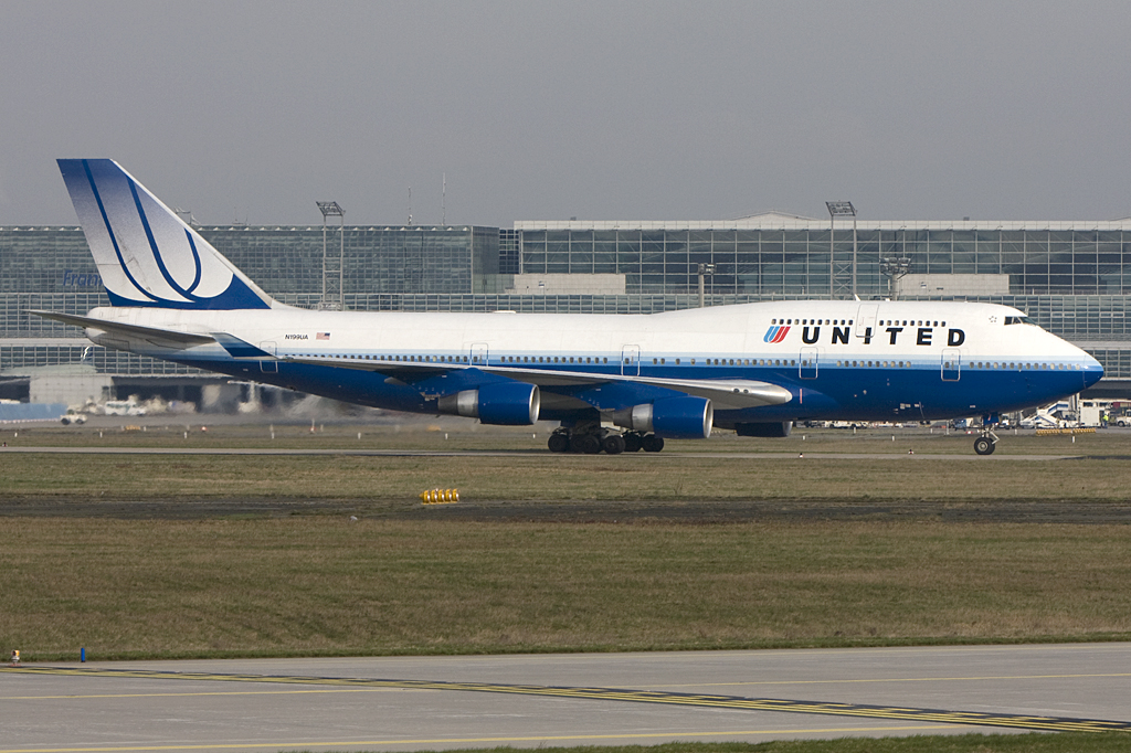 United Airlines, N199UA, Boeing, B747-422, 02.04.2010, FRA, Frankfurt, Germany


