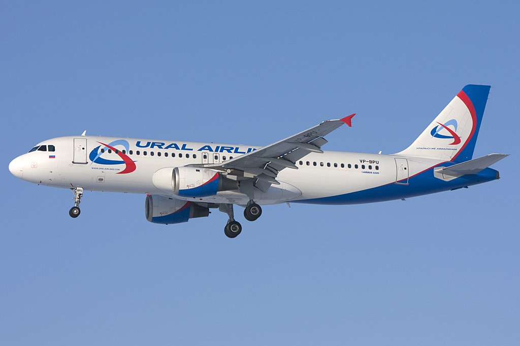 Ural Airlines, VP-BPU, Airbus, A320-211, 10.01.2010, PRG, Prag, Czechoslovakia