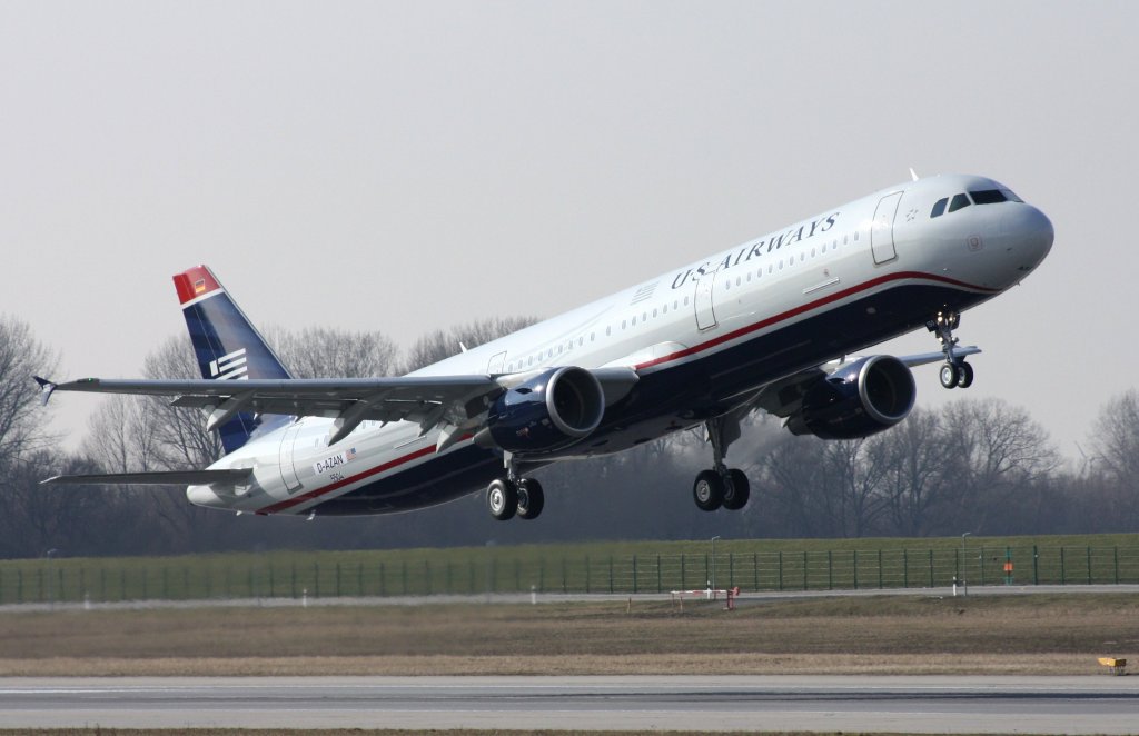 US Airways,D-AZAN,Reg.N150UW,(c/n5504),Airbus A321-211,27.02.2013,XFW-EDHI,Hamburg-Finkenwerder,Germany (F1)