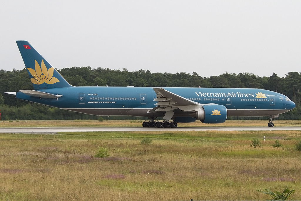 Vietnam Airlines, VN-A150, Boeing, B777-2Q8ER, 21.08.2012, FRA, Frankfurt, Germany 



