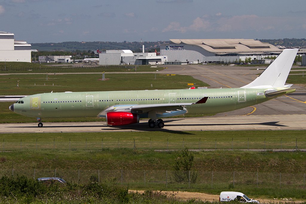 Virgin Atlantic, F-WWKE < G-VNYC, Airbus, A330-343X, 09.05.2012, TLS, Toulouse, France 





