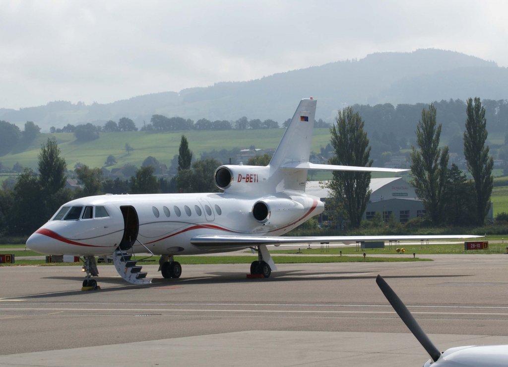 Wrth Aviation GmbH, D-BETI, Dassault Falcon 50 EX, 15.09.2011, ACH-LSZR, Altenrhein / St.Gallen, Schweiz