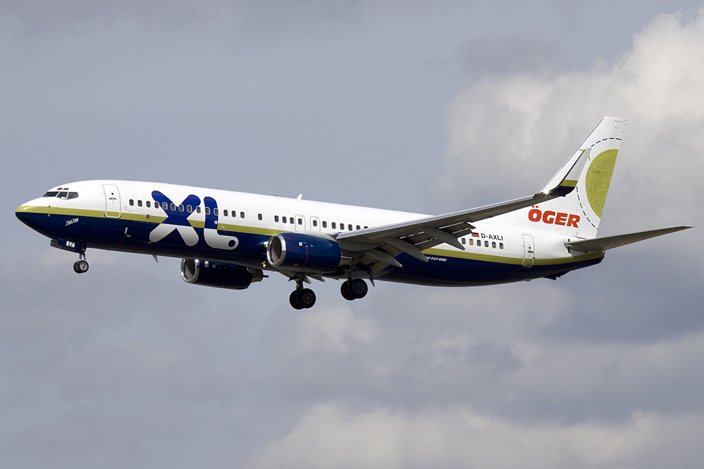 XL Airways, D-AXLI, Boeing, B737-81Q, 02.04.2010, FRA, Frankfurt, Germany 



