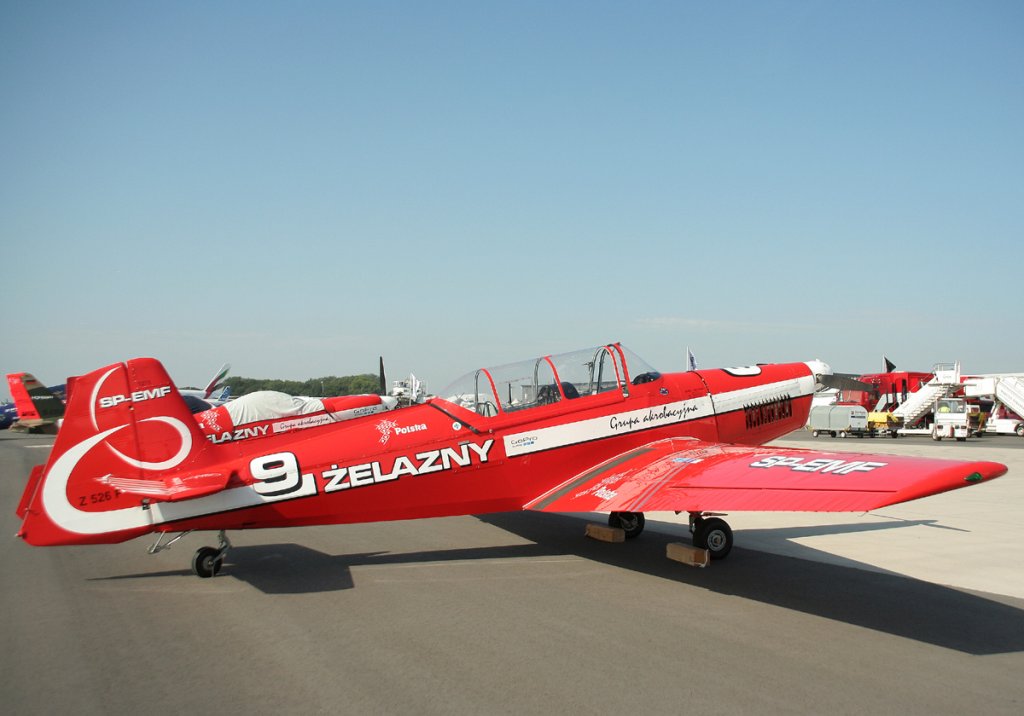 Zelazny Aerobatic Team Z-526F SP-EMF am 11.09.2012 auf der ILA 2012