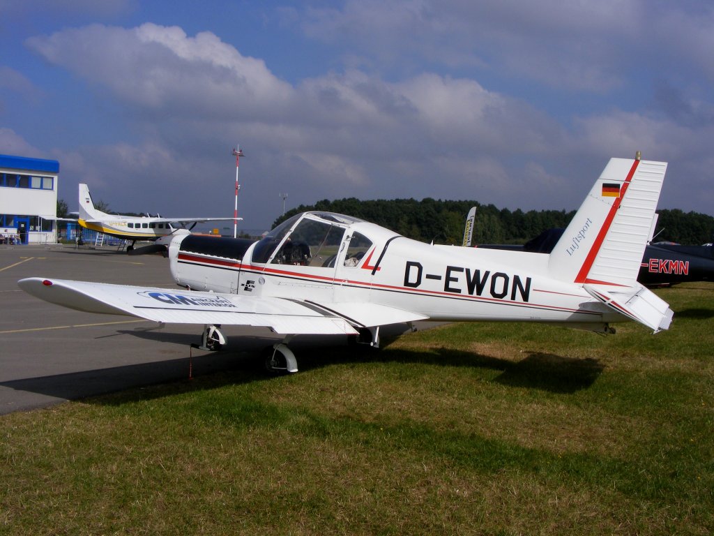 Zlin 42 D-EWON Flugplatz Gera EDAJ Zlin Treffen 27.9.2008