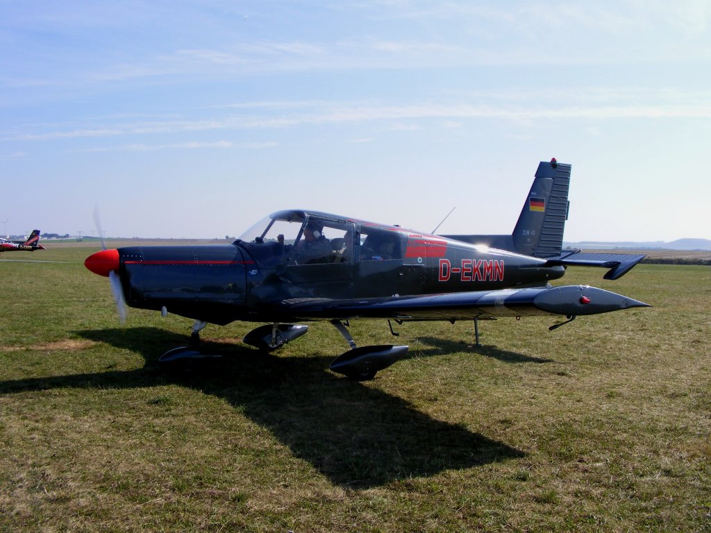 Zlin 43 D-EKMN Flugplatz Gera Zlin Treffen 27.9.2008