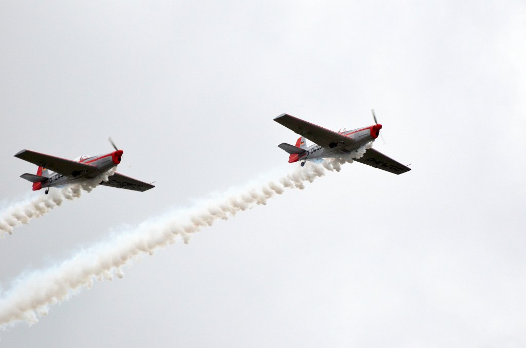 Zwei Zlin 526 auf der ILA Berlin am 15.09.12