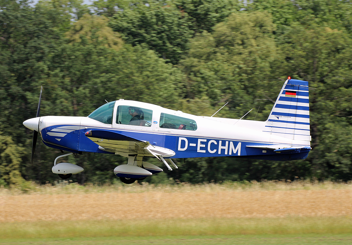 Private Grumman AA-5, D-ECHM, Flugplatz Bienenfarm, 01.07.2023