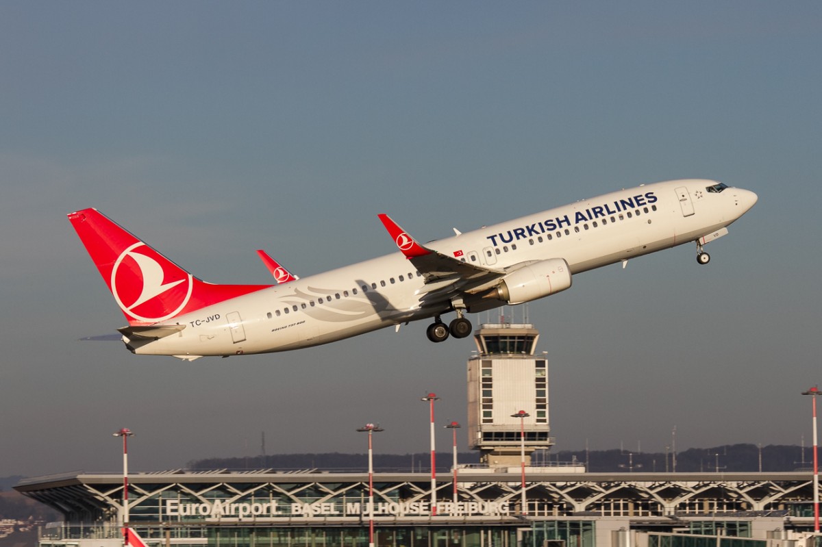  Turkish Airlines , TC-JVD , Boeing 737-8F2 , Euro Airport , 07.03.2015