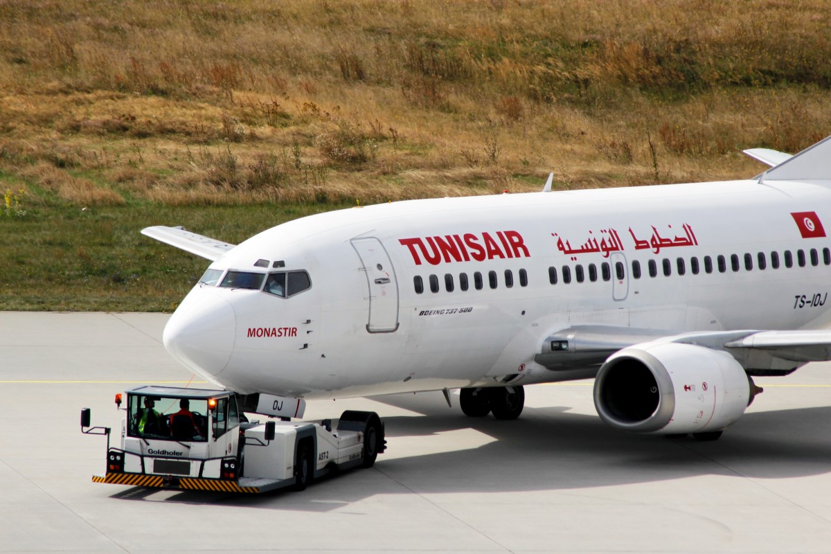 02.09.13 / TS-IOJ  Monastir  wird gerade vom Gate gepusht