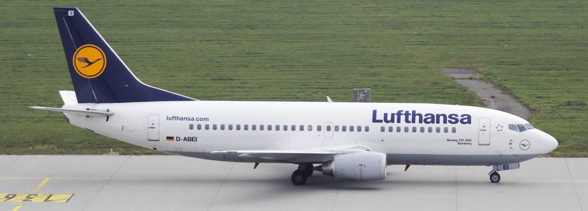 09.10.15 @ LEJ / Luthansa Boeing 737-330 D-ABEI
