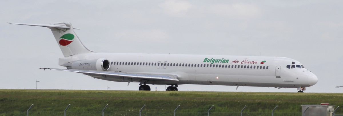 10.5.15 @ LEJ / Bulgarian Air Charter McDonnell Douglas MD-82 LZ-LDS