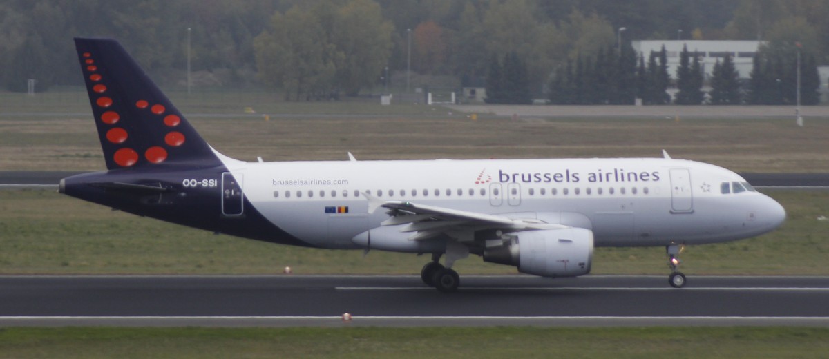 13.10.15 @ TXL / Brussels Airlines Airbus A319-112 OO-SSI