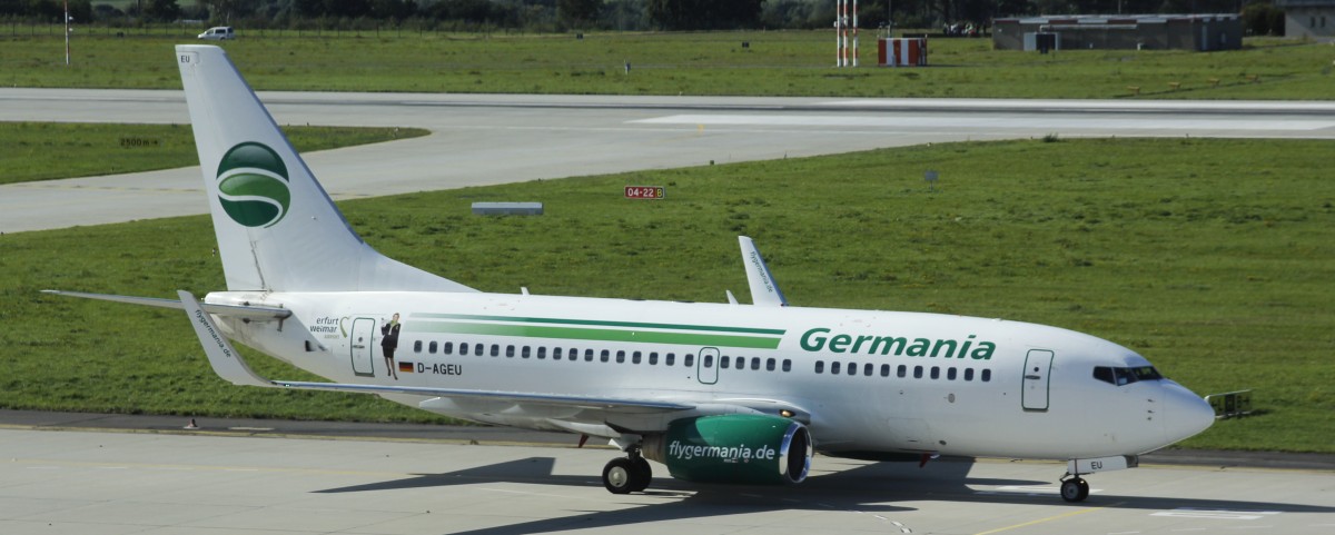 19.09.15 @ DRS / Germania Boeing 737-75B(WL) D-AGEU