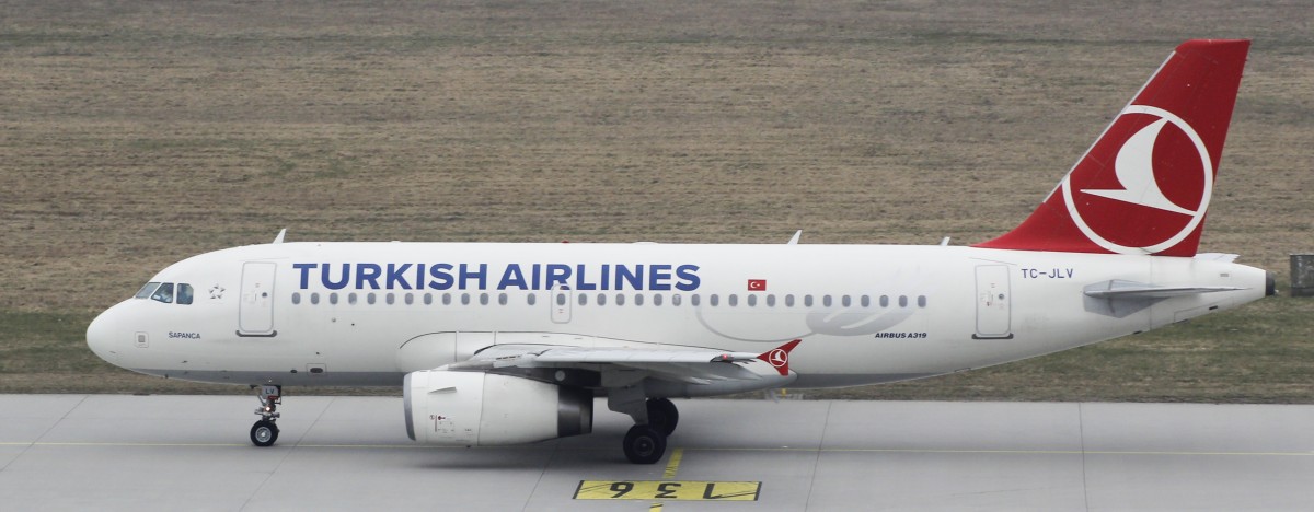 24.3.15 @ LEJ / Turkish Airlines Airbus A319 TC-JLV