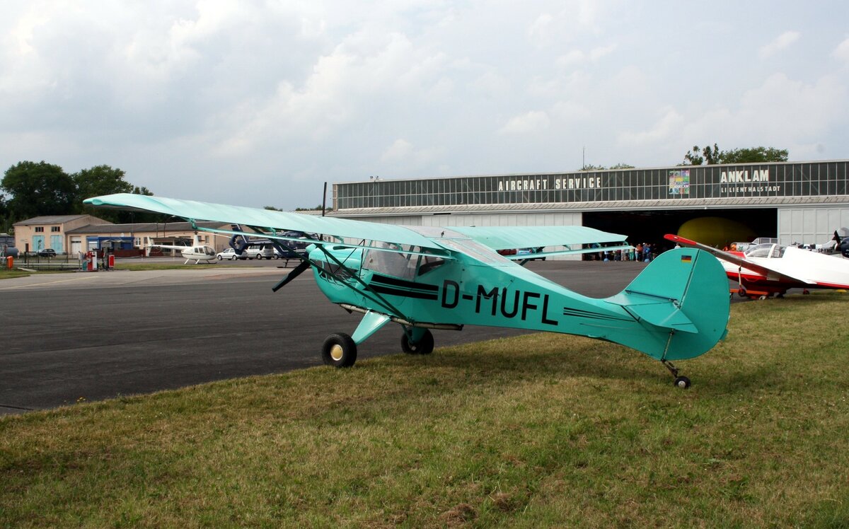 28.06.2014 / Flugplatz Anklam / Tag der offenen Tür / Flugplatzfest / Avid Aircraft Flyer Mk IV  / D-MUFL / privat