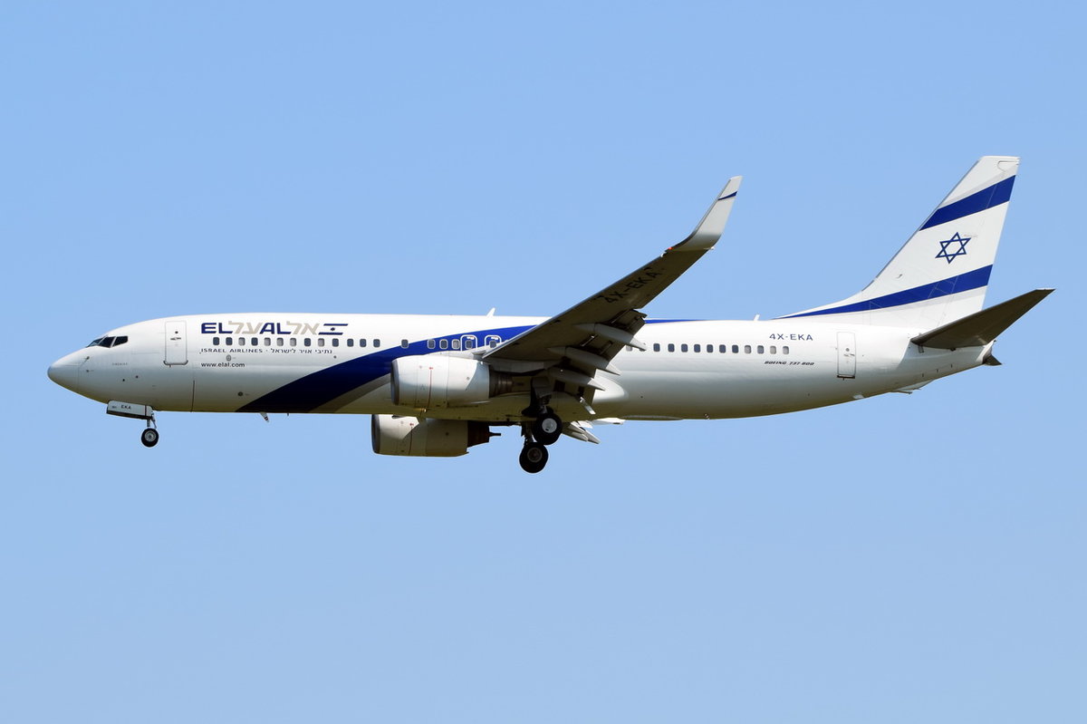 4X-EKA El Al Israel Airlines Boeing 737-858(WL)  , MUC , 20.06.2017