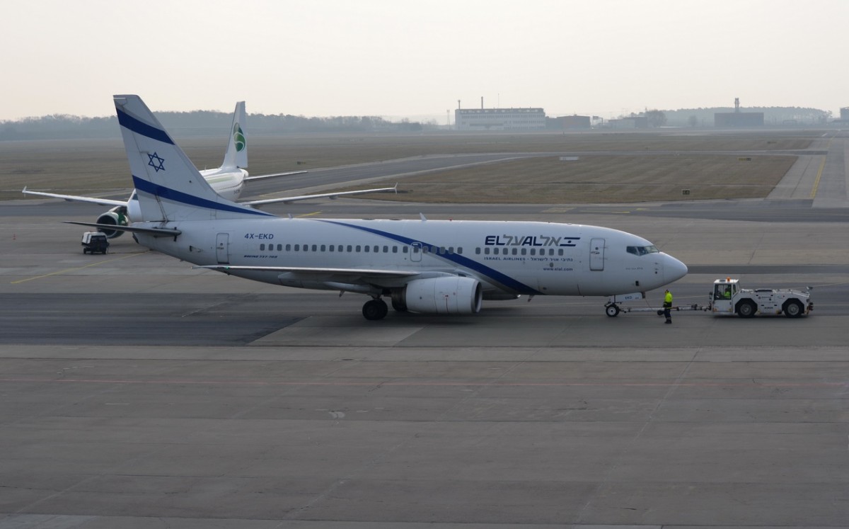 4X-EKD El Al Israel Airlines Boeing 737-758    02.03.2014
Berlin-Schönefeld     Flug nach Tel Aviv