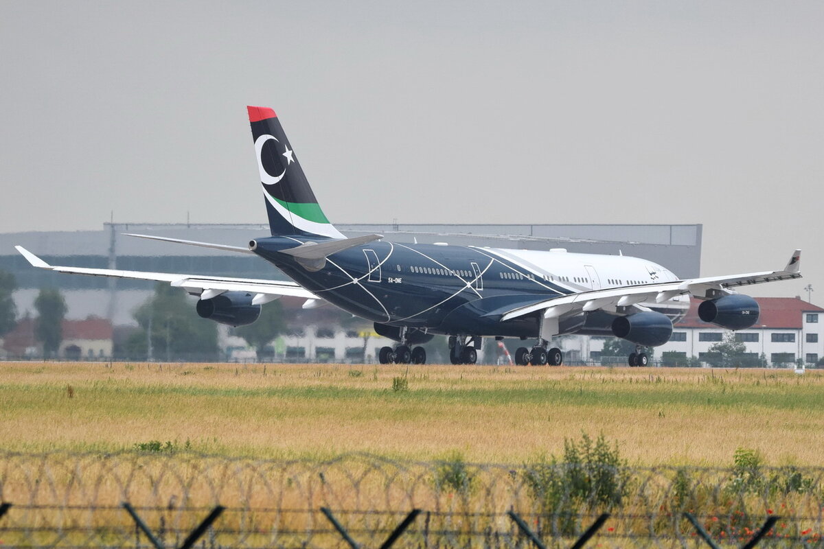 5A-ONE , Libya Government , Airbus A340-213 , Berlin-Brandenburg  Willy Brandt  , BER , 24.06.2021 , 
