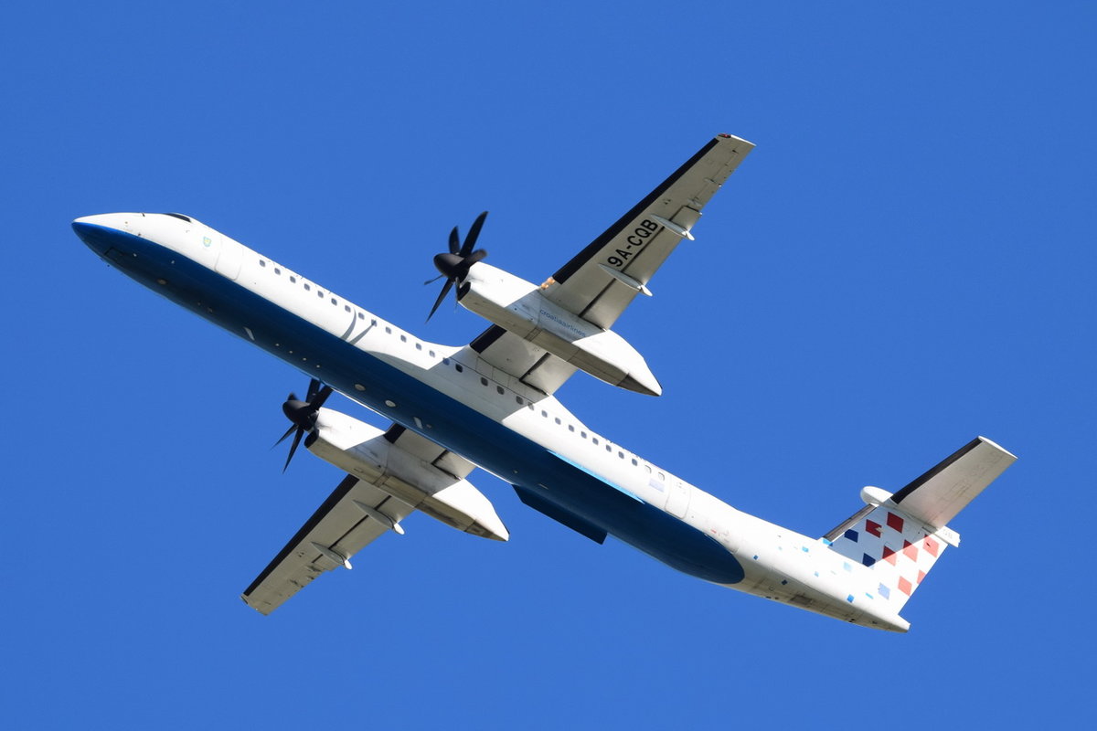 9A-CQB Croatia Airlines De Havilland Canada DHC-8-402Q Dash 8  , MUC , 05.10.2017