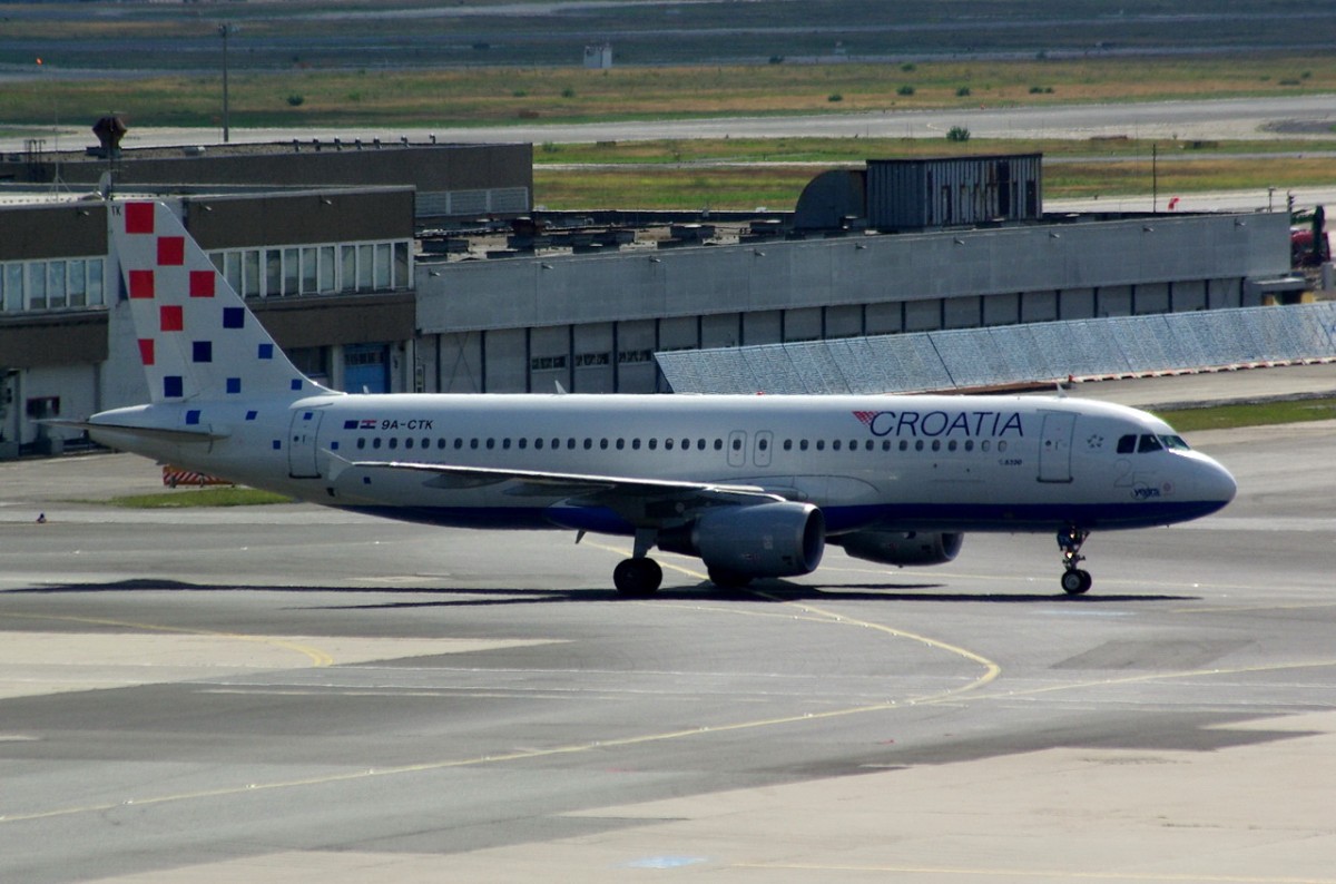 9A-CTK Croatia Airlines Airbus A320-214    15.07.2014 in Frankfurt