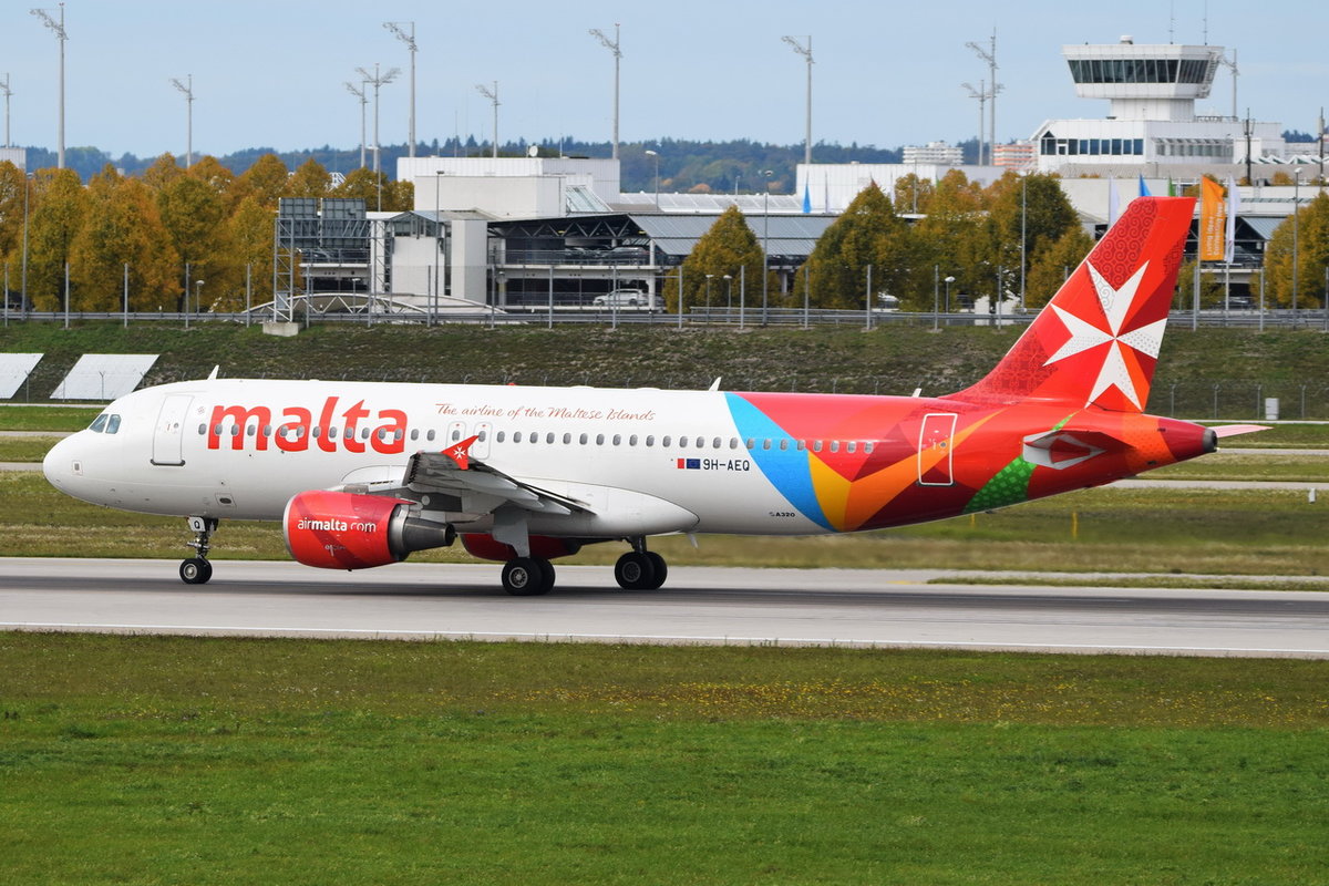 9H-AEQ Air Malta Airbus A320-214  , MUC , 02.10.2017