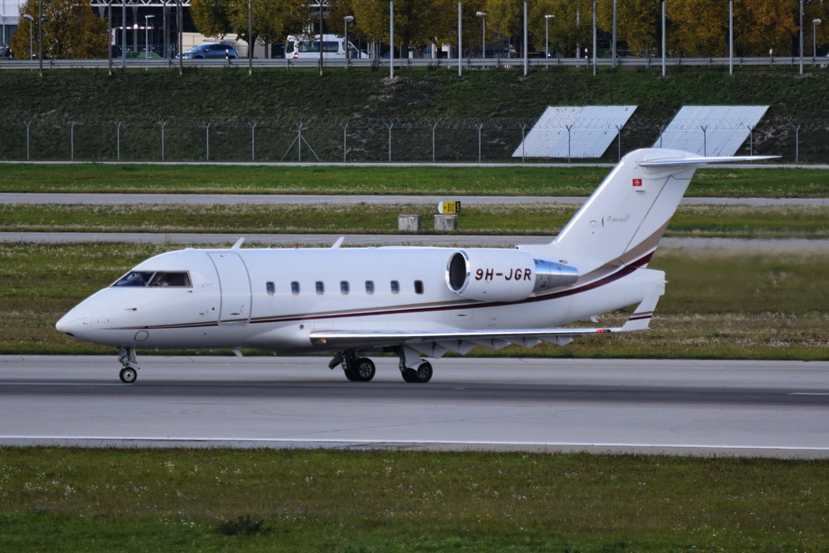 9H-JGR Nomad Aviation Canadair CL-600-2B16 Challenger 604   , MUC , 03.10.2017