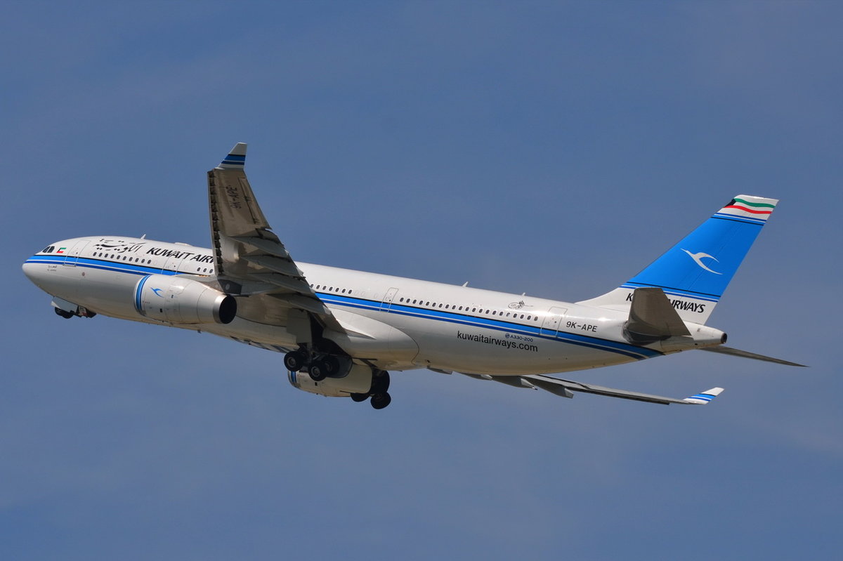 9K-APE Kuwait Airways Airbus A330-243   , MUC , 22.06.2017