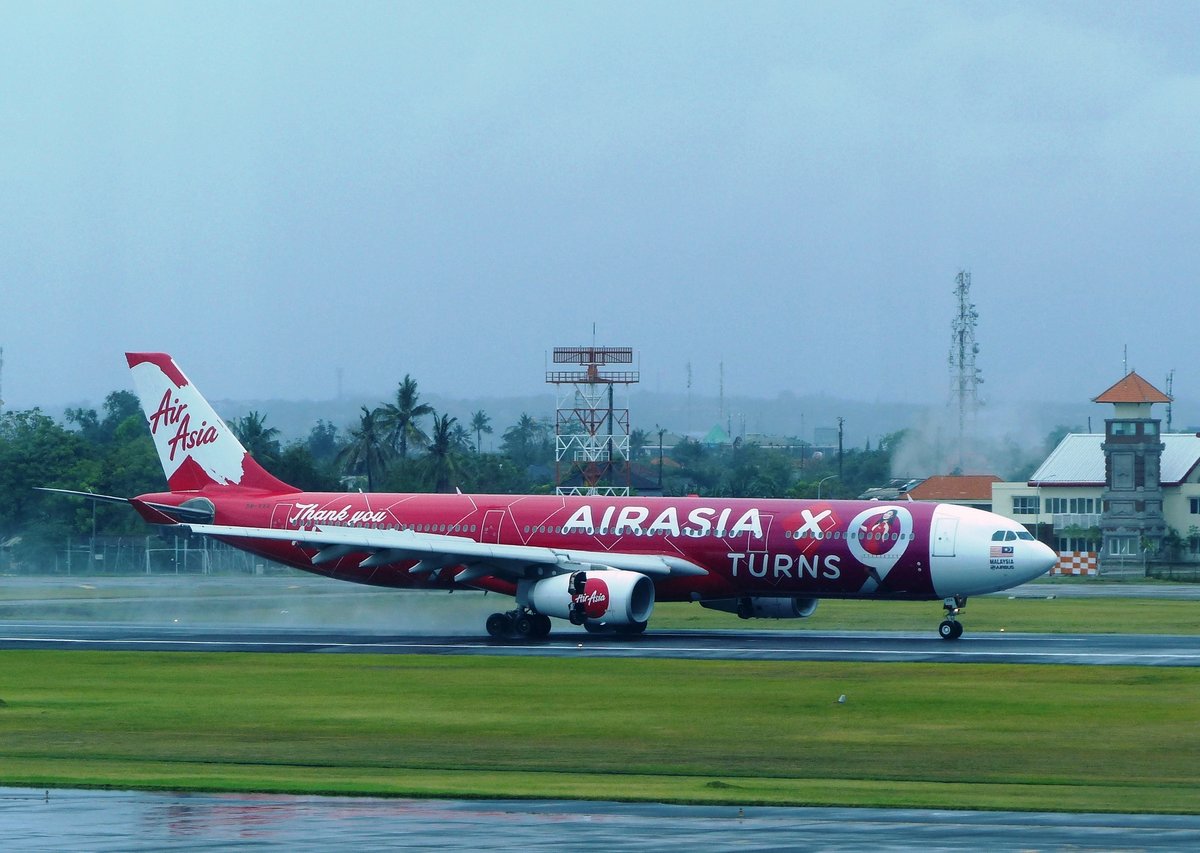 9M-XXA, Airbus A 330-343, Air Asia, Denpasar International Airport (DPS), 7.10.2017