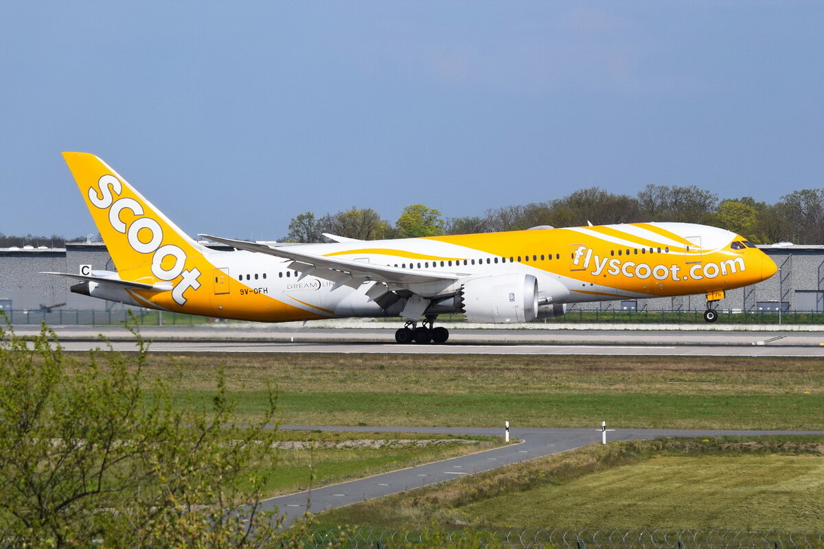 9VOFH , Scoot , Boeing 7878 Dreamliner , BerlinBrandenburg "Willy