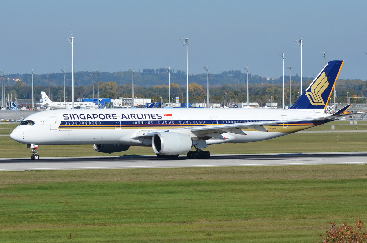 9V-SMH Singapore Airlines Airbus A350-941  , MUC , 12.10.2018