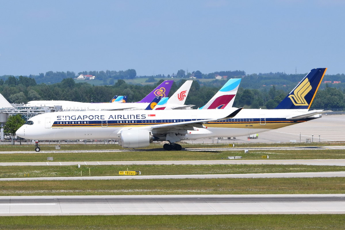 9V-SMO Singapore Airlines Airbus A350-941  , MUC , 21.05.2018