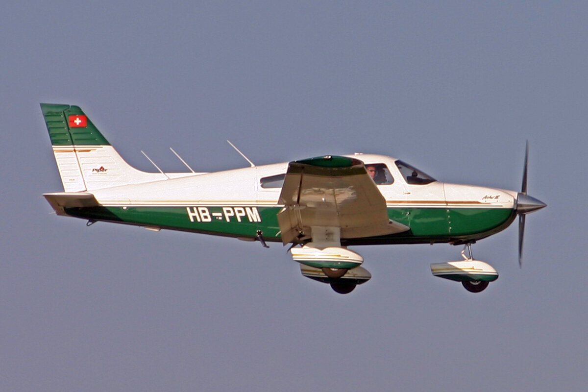Aéroclub de Genève, HB-PPM,  Piper PA 28-181 Archer 3, msn: 2843095, 09.April 2007, ZRH Zürich, Switzerland.