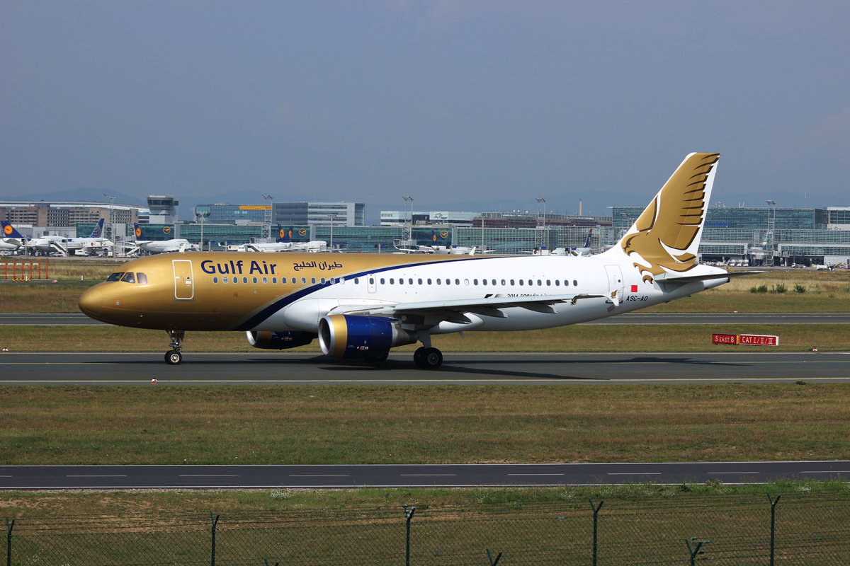 A320, A9C-AO, Golf Air, Frankfurt Main, 28.7.14