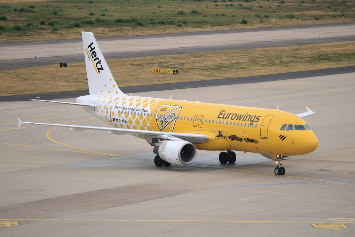 A320, D-ABDU, Eruowings, Köln-Bonn, 18.7.2019