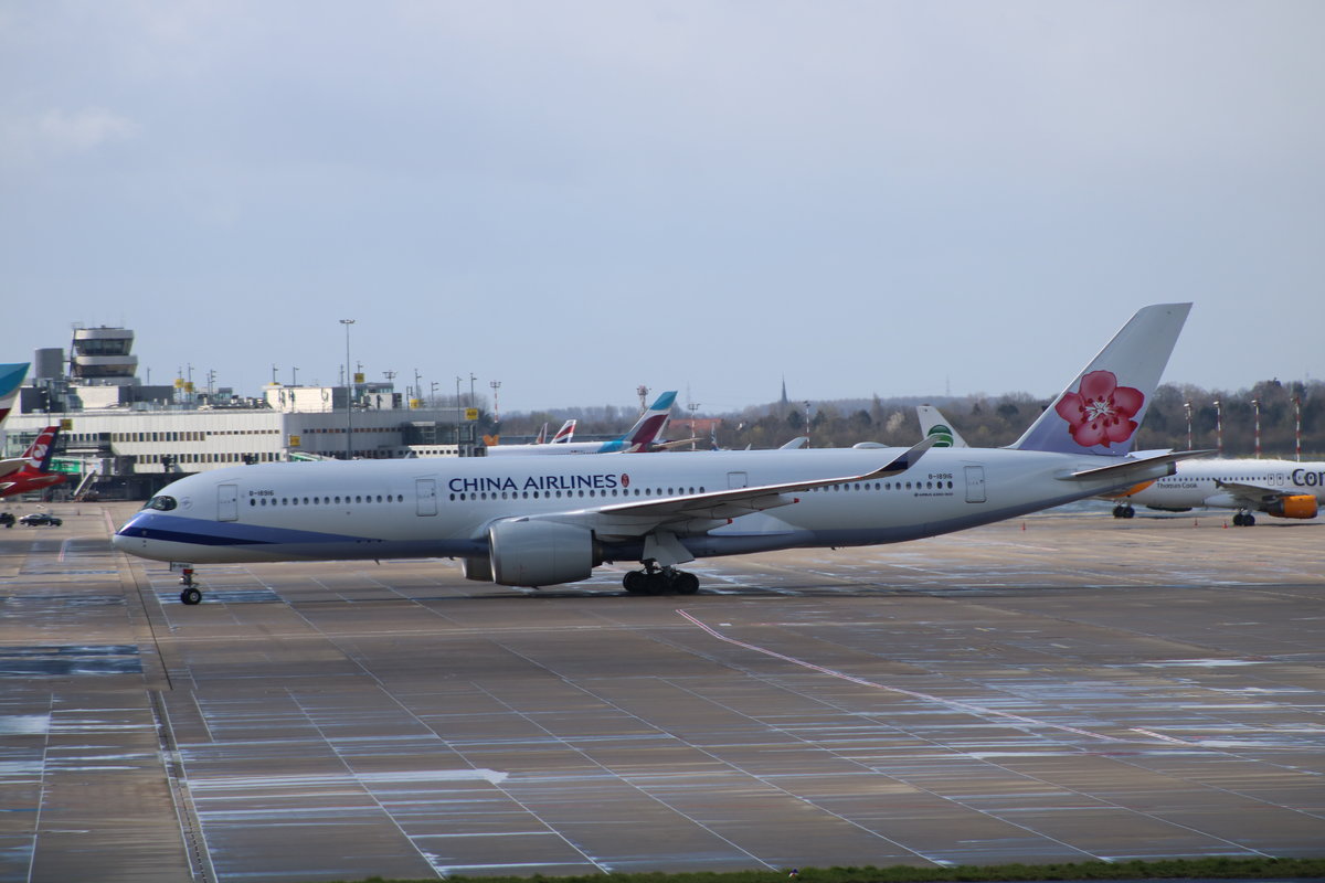 A350-900, B-18916, China Airlines, Düsseldorf, 25.3.19