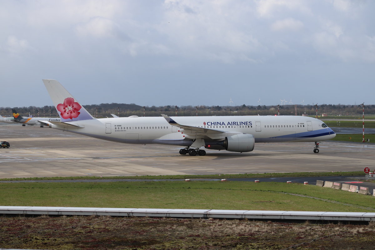 A350-900, B-18916, China Airlines, Düsseldorf, 25.3.19