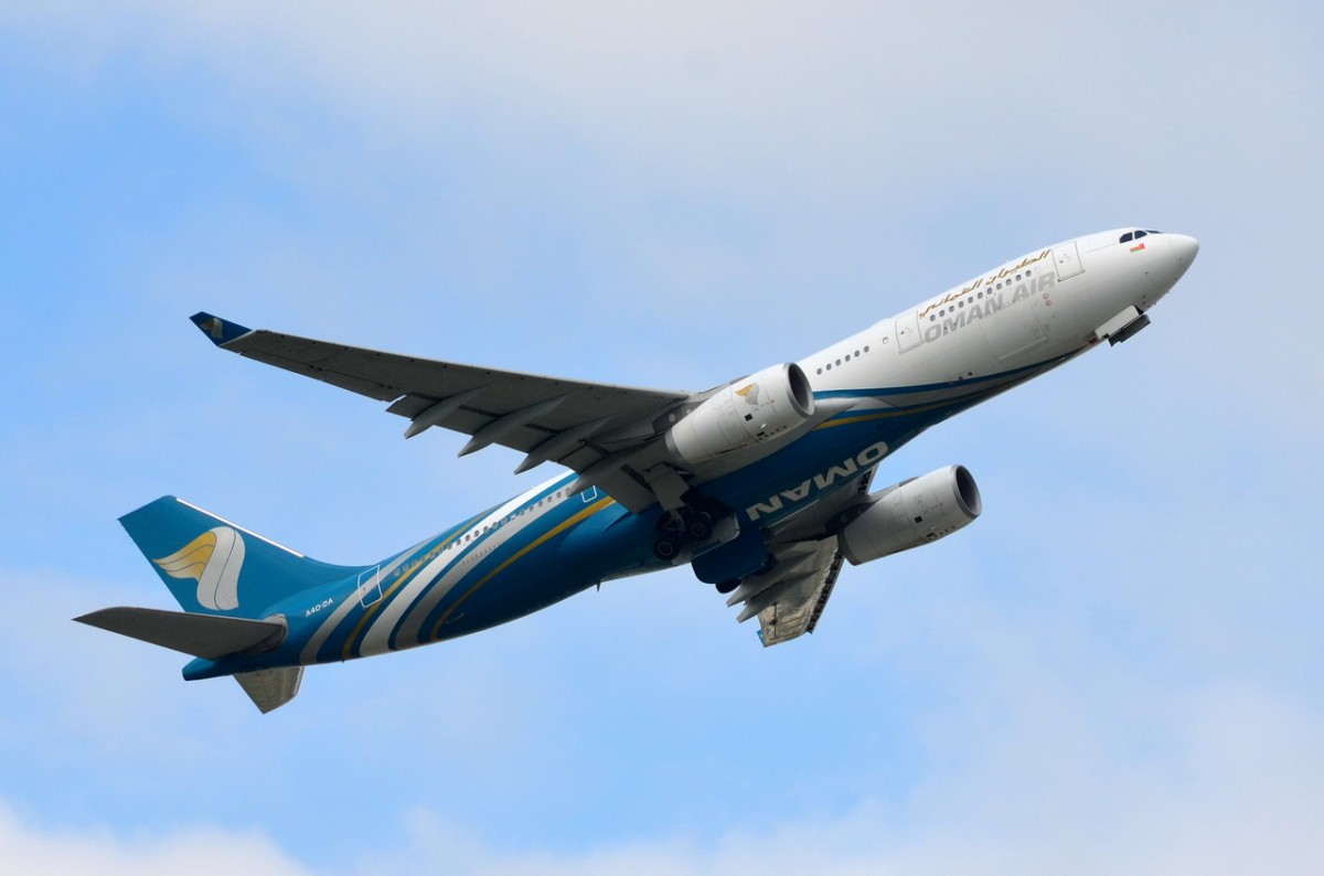 A40-DA Oman Air Airbus A330-243   in München gestartet am 10.09.2015