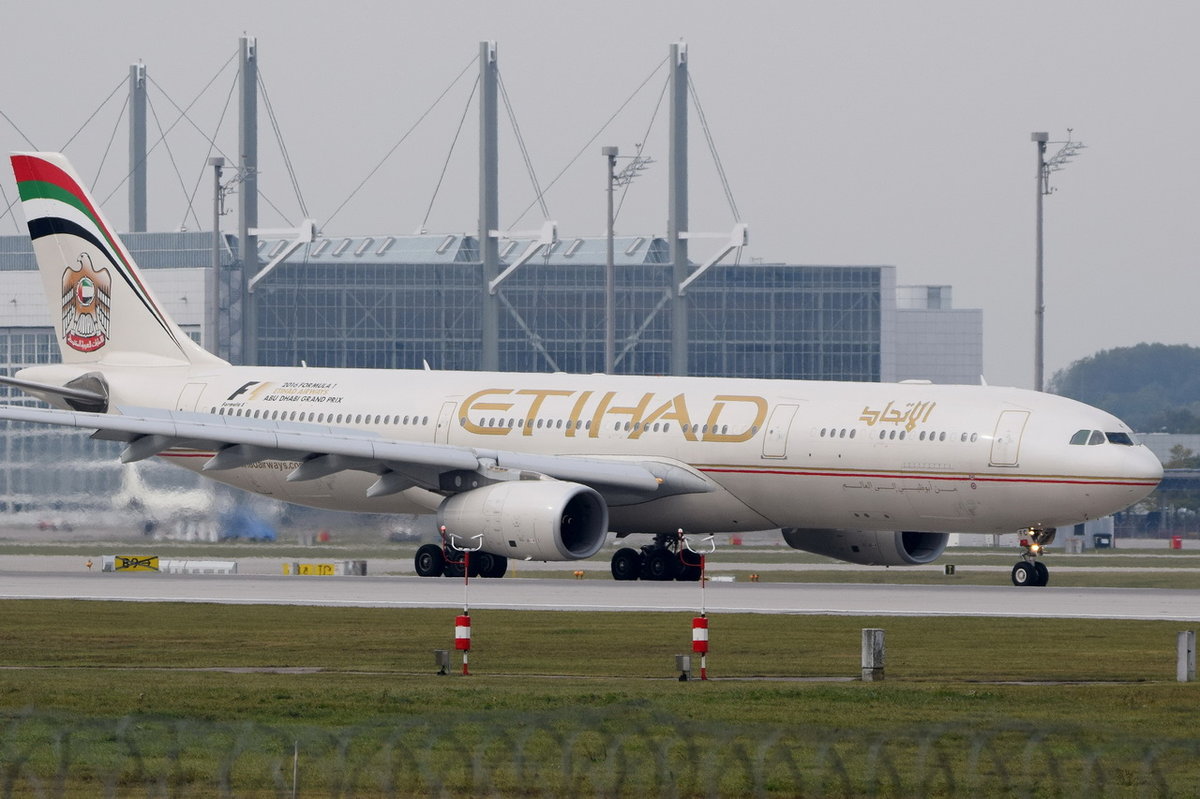 A6-AFC Etihad Airways Airbus A330-343  , MUC , 14.10.2016