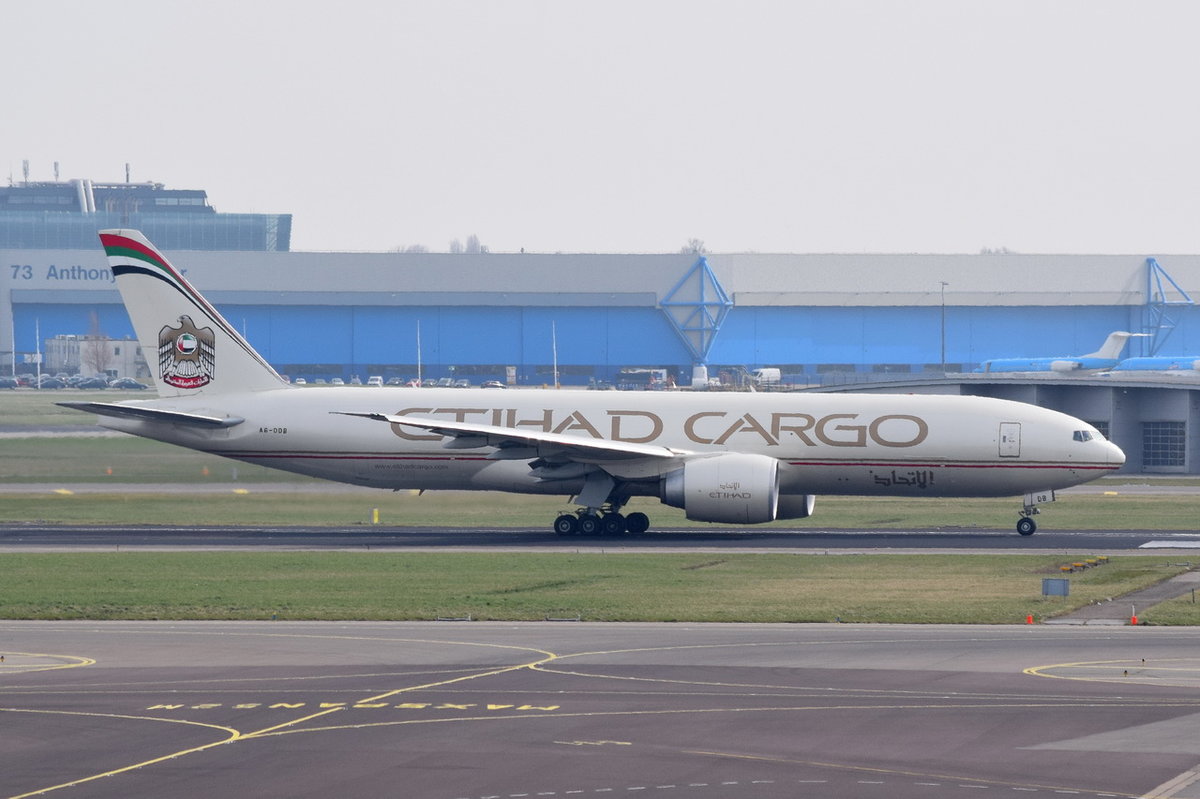 A6-DDB Etihad Airways Boeing 777-FFX  , AMS , 14.03.2017