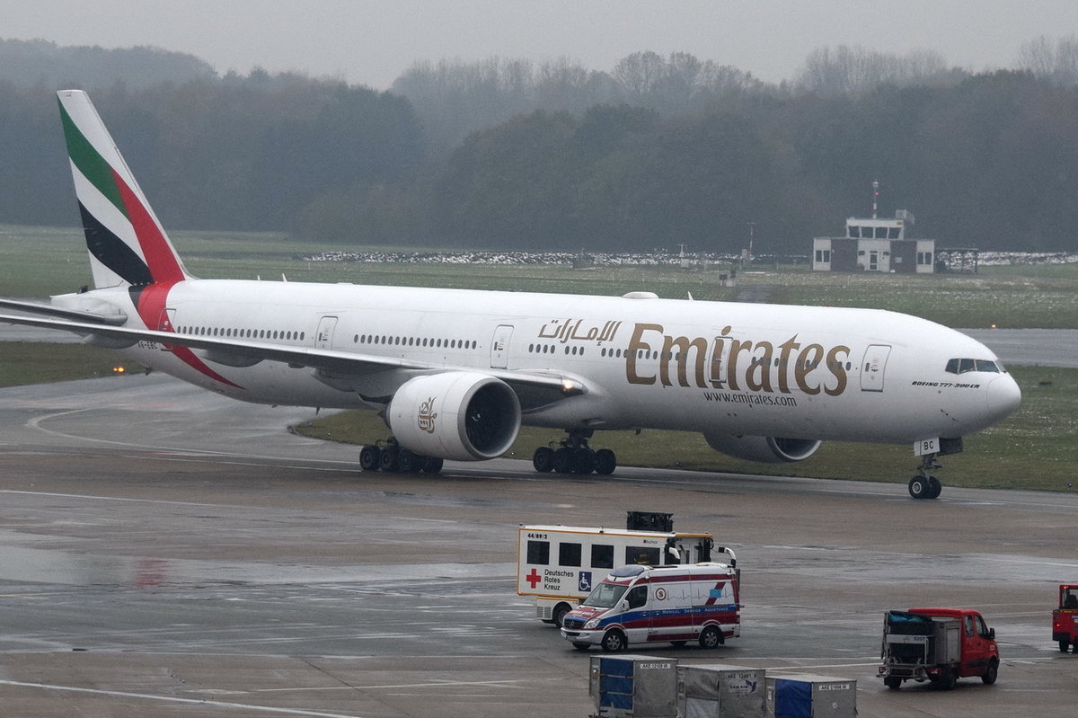 A6-EBC Emirates Boeing 777-36N(ER)  , HAM , 10.11.2016