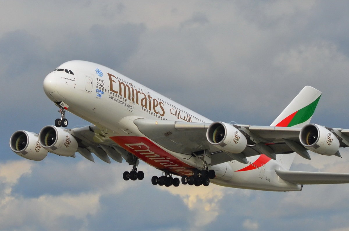 A6-EDQ Emirates Airbus A380-861  , 06.10.2017 , MUC