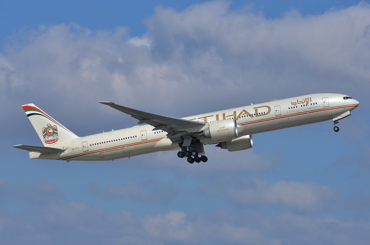 A6-ETL Etihad Airways Boeing 777-3FX(ER)  , MUC , 29.03.2019