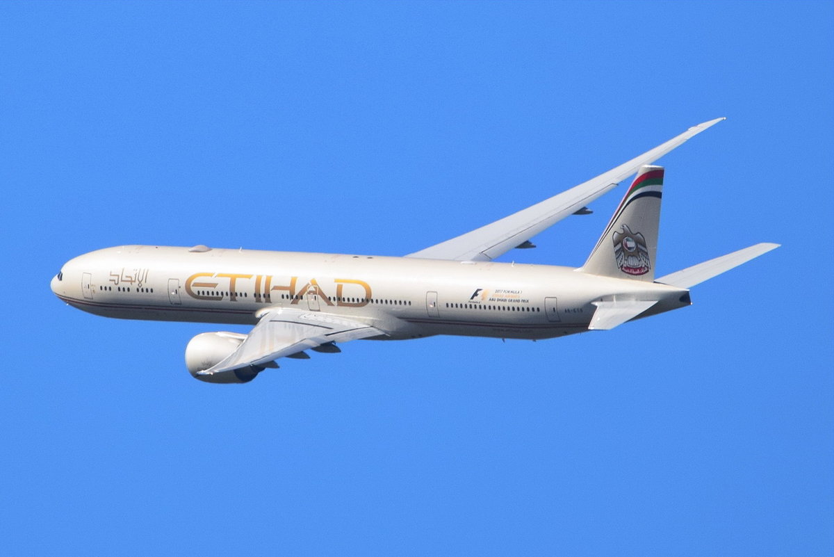 A6-ETS Etihad Airways Boeing 777-3FX(ER)  , MUC , 05.10.2017