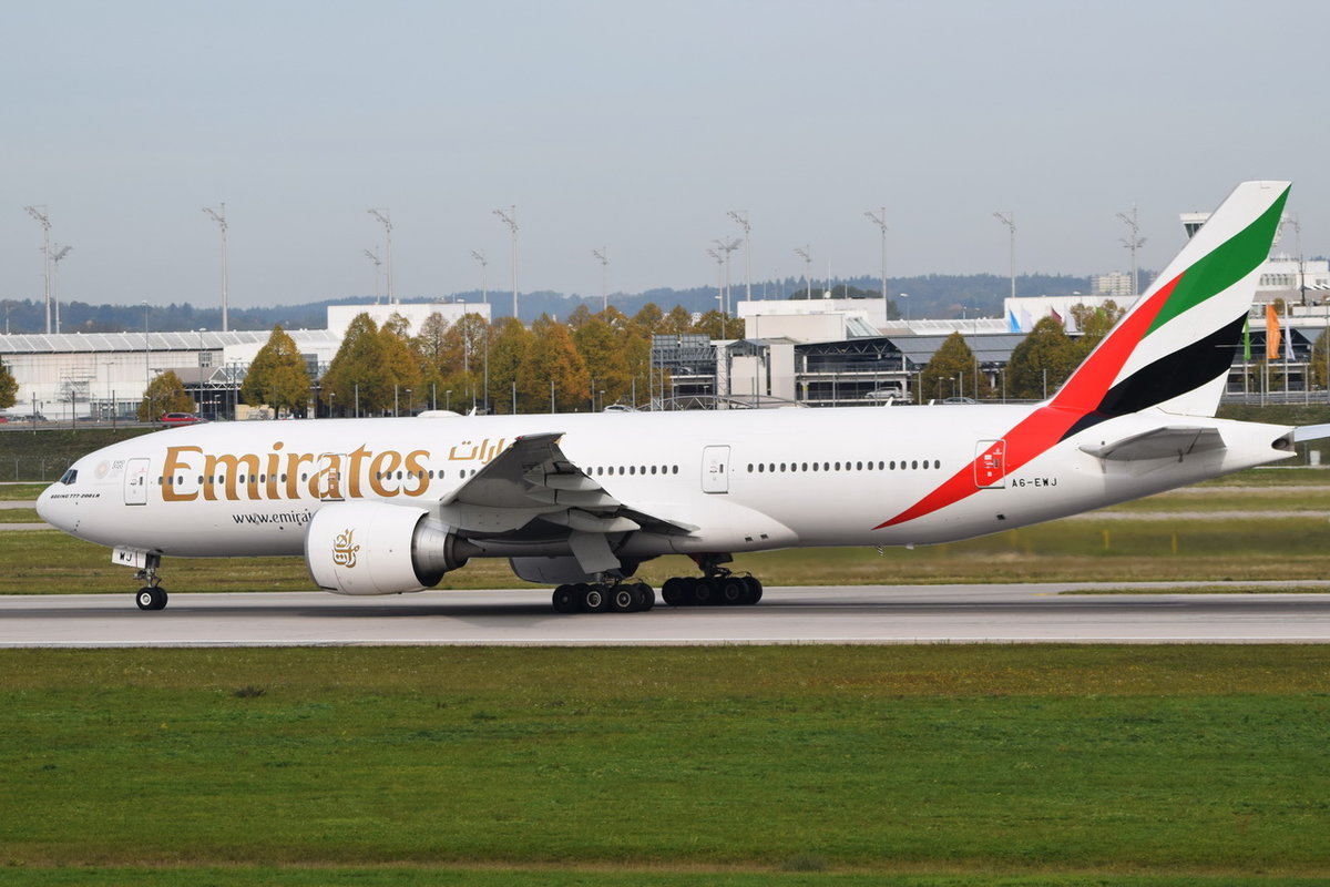 A6-EWJ Emirates Boeing 777-21H(LR)  , MUC , 04.10.2017