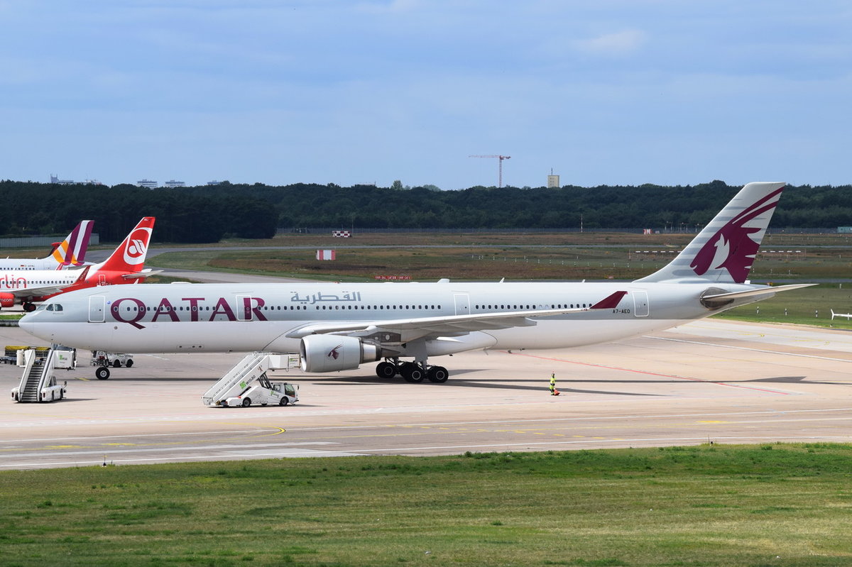A7-AEO Qatar Airways Airbus A330-302  , TXL , 13.07.2017