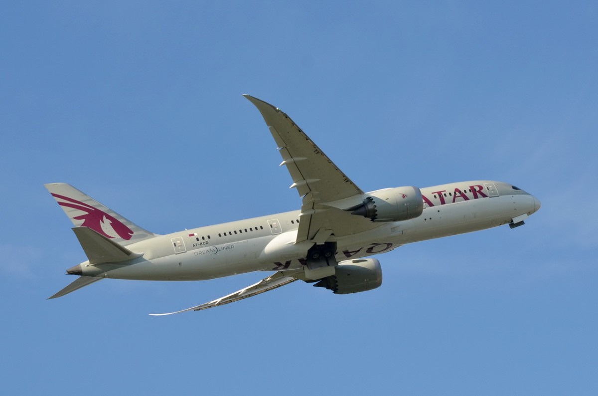 A7-BCD Qatar Airways Boeing 787-8 Dreamliner   am 10.09.2015 gestartet in München