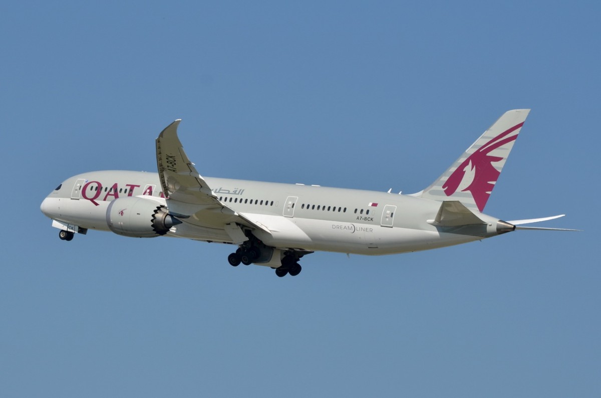 A7-BCK Qatar Airways Boeing 787-8 Dreamliner   gestartet am 11.09.2015 in München